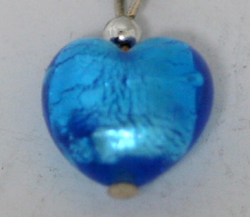 Murano Heart Compiello ( 0.50 x 0.50 in.) # 23 - Click Image to Close